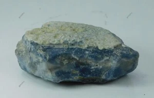 Piedras preciosas naturales sin tratar 131 quilates ópalo azul tierra suelta extraída en bruto CERTIFICADO - Imagen 1 de 11