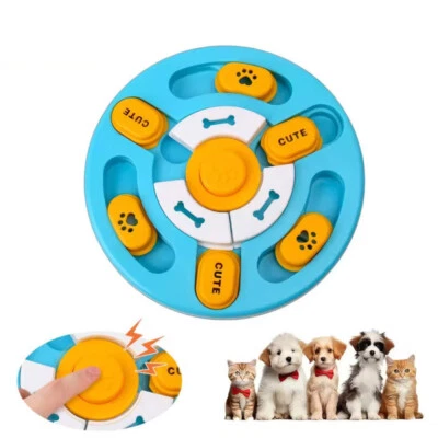 Dog Interactive Puzzle IQ Toys Treat Food Puzzle Game for Dog Mental Stimulation - Image 1 of 4