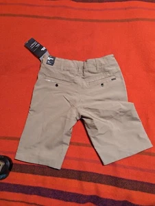 NWT Hurley Dri-Fit Shorts Khaki Tan Beige Brown Kids Size 12 Nylon Blend - Picture 1 of 8