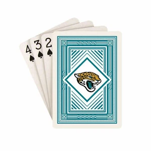 Baraja de cartas del equipo de fútbol americano Jacksonville Jaguars con licencia oficial - Imagen 1 de 1