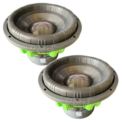 (2) American Bass GODZILLA 15D1 | 15 Inch 12,000W DVC 1 Ohm Car Audio Subwoofers - Image 1 of 4