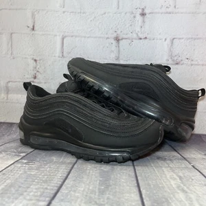 Nike Air Max 97 Triple Black Running Shoes AV4149-001 Size 5.5Y, Women’s Size 7 - Picture 1 of 12