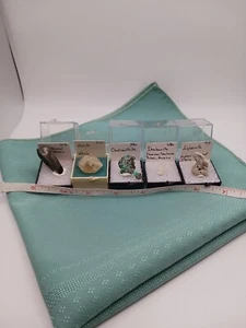 5 Mineral Specimin Obsidian Halit Chalkantith Danburit Liparit in 1,25" B - Bild 1 von 20