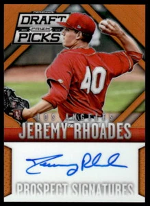 2014 Panini Prizm Perennial Draft Picks #76 Jeremy Rhoades Angels - Picture 1 of 2