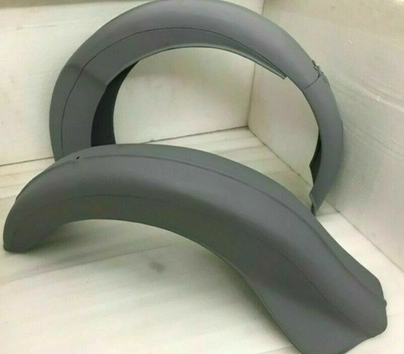  JUEGO GUARDABARROS ARIEL VB 600cc VÁLVULA LATERAL MONOCILÍNDRICO F/R ACERO CRUDO  Foto 1 de 3