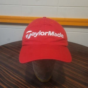 TaylorMade R 5 Hundred Series Golf Strapback Adjustable Red Hat Cap - Picture 1 of 6