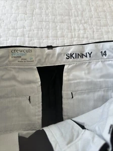 NWT J Crew Boys Black Skinny Everyday Stretch Chinos - Picture 1 of 4