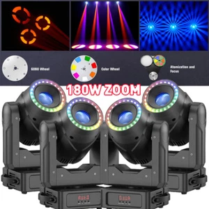180W ZOOM RGBW testa mobile illuminazione palco LED GOBO DJ luce DMX fascio luce discoteca - Foto 1 di 18