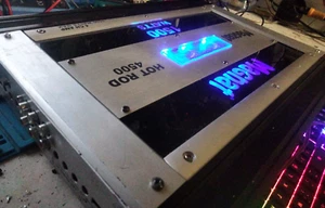 magnat hot rod 4500 4x105 rms 4 ohm powerfull with VUMETERS -VIDEO INSIDE - Imagen 1 de 5