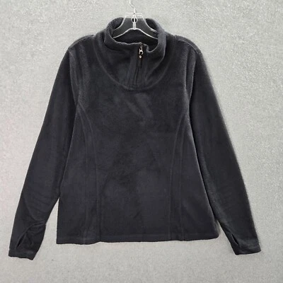 Royal Robbins Women Sweater XL Black Sherpa Mock Neck Pullover - Image 1 of 4