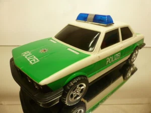HONG KONG PLASTIC BMW 3 SERIES E21 - POLIZEI POLICE - L29.0cm battery - GOOD - Imagen 1 de 7