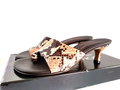 Sandalias Donald J Pliner para mujer Valore talla 6,5 Rose Pittone punta lazo gatito tacón Foto 1 de 4