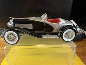 ERTL 32243 1:18 Scale Model 1935 Duesenberg SSJ BLACK/SILVER/RED INT. USED RARE - Picture 1 of 12