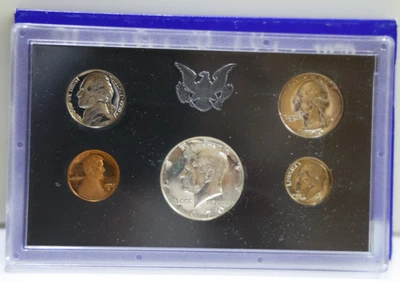 1970 S United States Mint Annual 5 Coin Proof Set with Original Box - Image 1 of 4