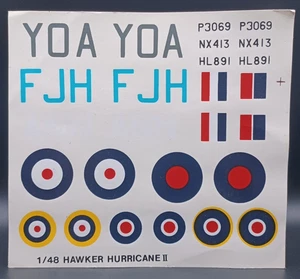 Unknown | No. ? | 1:48 Hawker Hurricane II Decals - Picture 1 of 1