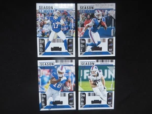 4x 2024 Contenders NFL - Josh Allen & James Cook & Copper & Kincaid - Bills - Bild 1 von 4