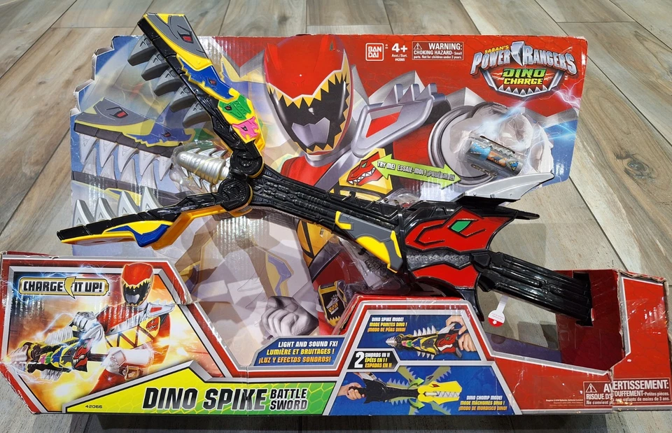 Espada de batalla Bandai Power Rangers Dino Super Charge Spiked 2015  Foto 1 de 4