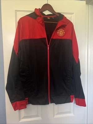 Official Manchester United Full Zip Jacket Men’s LARGE Red - NWOT / MINT - Image 1 of 3