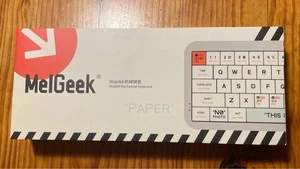 MelGeek Mojo68 Plastikowa klawiatura PC Urządzenia peryferyjne zakupione w 2022 roku Używane - Zdjęcie 1 z 4
