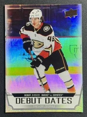 2022-23 Upper Deck Debut Dates Trevor Zegras #DD-13 - Image 1 of 2