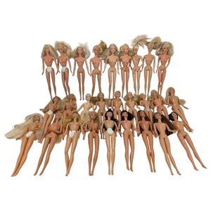 Huge Lot 27 Barbie and Friends  Used Nude Dolls Mattel Toys 90s To 2000s - Picture 1 of 12
