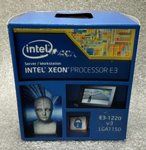 NEW SEALED Genuine Intel Xeon 4 CORES E3-1220 v3 3.1 GHz 8 MB LGA1150 Processor - Picture 1 of 6
