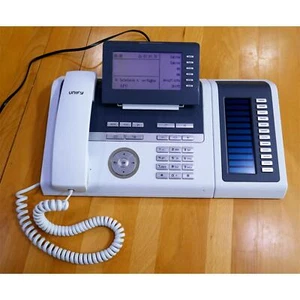 Unify Siemens OpenStage 40 HFA IP Systemtelefon keymodule ohne Netzteil eisblau - Bild 1 von 9