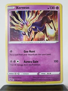Casi nuevo HOLO Xerneas 078/185 - rara tarjeta de Pokémon de voltaje vívido $2 envío plano - Imagen 1 de 3