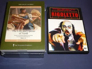 Teaching Co Great Courses DVDs : LIFE and OPERAS OF VERDI new + BONUS - Picture 1 of 3