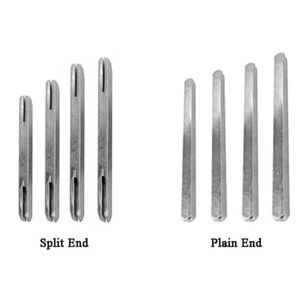 8mm Windows UPVC and Door Handle Split Spindle Bar Slotted Ends for Window Doors - Picture 1 of 4