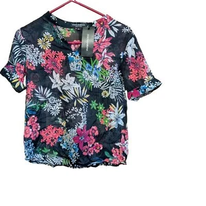 Women's Dolce & Gabbana Sheer Floral Shirt Sz. M - Picture 1 of 3