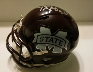 Dillon day signed Mississippi state mini helmet w/coa - Picture 1 of 2