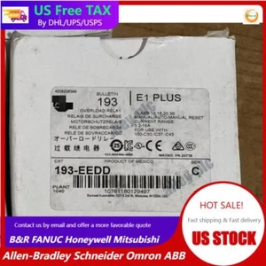 1pcs New Allen-Bradley Overload Relay 193-EEDD IN BOX 193 EEDD US Free Tax - Afbeelding 1 van 7
