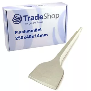 SDS Plus Profi Breitmeißel Flachmeißel Meisel Meißel 250 x 40mm für Stemmhammer - Bild 1 von 3
