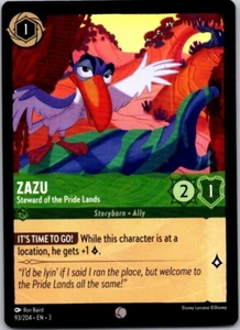 Disney Lorcana Zazu Verwalter des Stolzes landet in den Tintenländern kostenloser Versand! - Bild 1 von 1