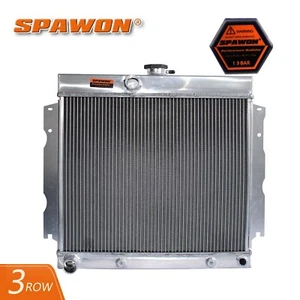 3 Row SPAWON Radiator For 1963-1969 Dodge Dart Charger Coronet Plymouth V8 AT MT - Picture 1 of 7