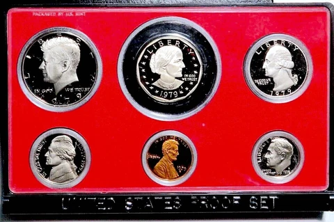 1979 Proof Set U.S. Mint Original Packaging OGP Collectible FREE SHIPPING Cover