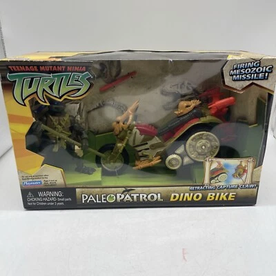 PLAYMATES - PALEOPATROL DINO BIKE - TEENAGE MUTANT NINJA TURTLES - NEW SEALED - Image 1 of 4