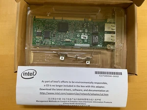 Adaptateur serveur Intel PRO 1000 MT double port PCI/PCI-X PWLA8492MT RJ45 CONNET NEUF - Photo 1/4