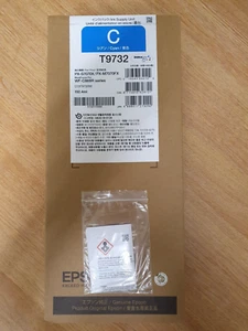 Epson WF-C869R Genuine Cyan Ink 192.4ml for T9732 - C13T973200 - New & Boxed - Picture 1 of 3
