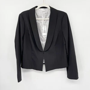 Chicos Raffined Weave Fab Jacke Blazer Gr. L schwarz gestreift Futter Karriere Neu mit Etikett - Bild 1 von 10