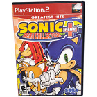 Sonic Plus Mega Collection Greatest Hits Playstation 2 Ps2 Sega Game Disc Insert