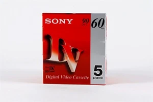 Sony Mini DV NEW 5 Pack SEALED Made in Japan Video Cassette Tape 60-90 minutes. - Picture 1 of 2