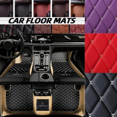 Fit For Lincoln MKC MKS MKT MKX MKZ Car Floor Mats Auto Waterproof Liner Carpets - Image 1 of 4