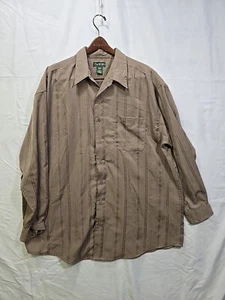 David Taylor Luxury Microfiber Men’s L Long Sleeve Button Up Shirt - Picture 1 of 7