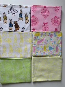 Peter Rabbit fabric fat quarters bundle 50 x 50 - Picture 1 of 7
