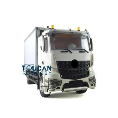 TOUCANRC 1/14 Scale 2Axles RC Delivery Truck Tractor Container KIT DIY W/ Motor - Image 1 of 4