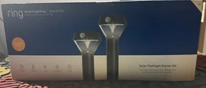 NEW Ring Smart Lighting Solar-Powered Pathlight Starter Kit + Bridge 5AT2X6 - Bild 1 von 4
