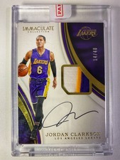 2016-17 Immaculate Collection AUTO PATCH /40 ENCASED JORDAN CLARKSON VERY RARE