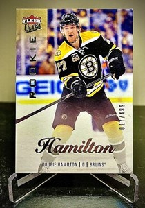 2013-14 FLEER SHOWCASE HOCKEY DOUGIE HAMILTON #48 ULTRA ROOKIE /499 BRUINS NHL